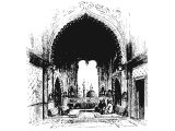 Interior of a Persian house